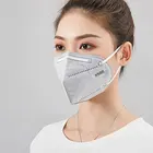 Серый KN95 маска 5 слоев FFP2 защитная маска против пыли загрязнения ffp5 маска респиратор защитная маска экспресс-доставка