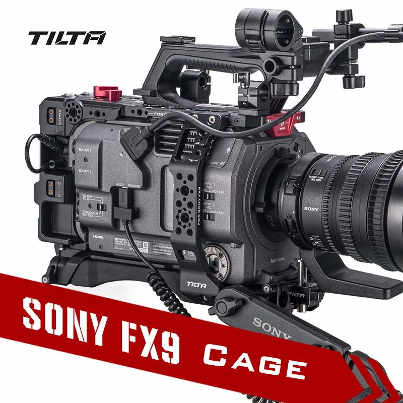 

Tilta ES-T18-V FX9 Camera Cage Rig for SONY PXW-FX9 Camera V mount anton mount film camera cage support 15mm rod Baseplate