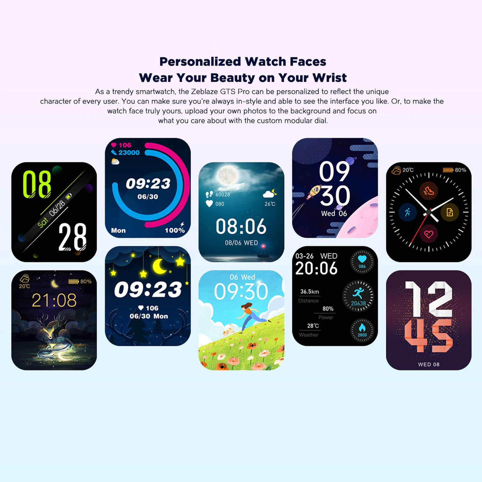Zeblaze GTS Pro Смарт часы Bluetooth 5 0 IP67 Водонепроницаемый Spo2 уровень Smartwatch сна/сердечного