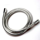 Гибкий Душевой шланг из ПВХ F12 * F12, серебристый шланг из ПВХ для ручной насадки для душа, Сантехнический шланг для ванной