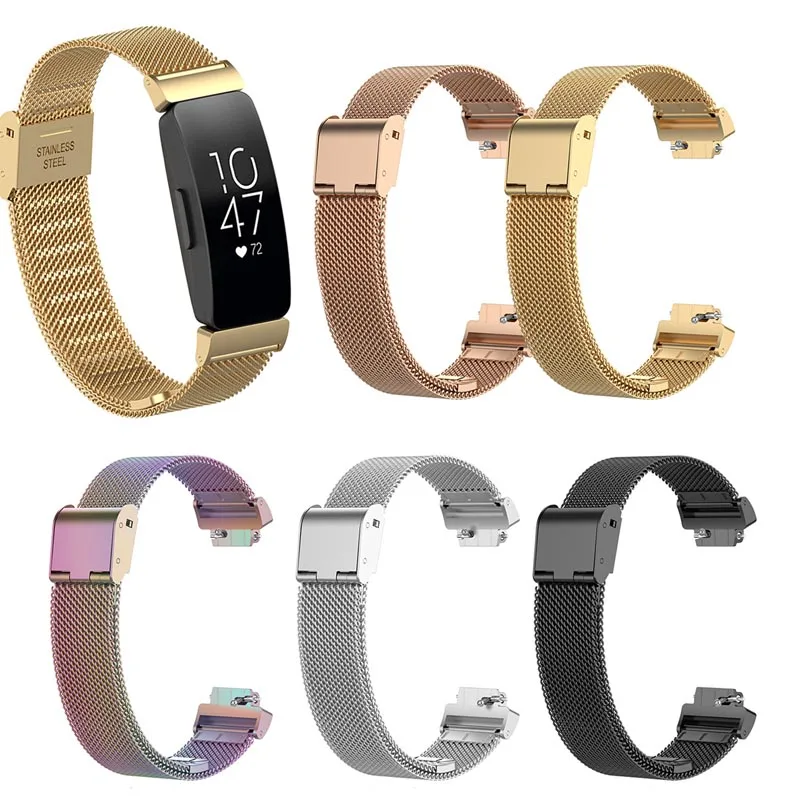 

For Fitbit Inspire HR /ace2 Sport Band Replacement Milanese Loop Magnetic Stainless Steel Strap Bracelet Betl for Fitbit Inspire