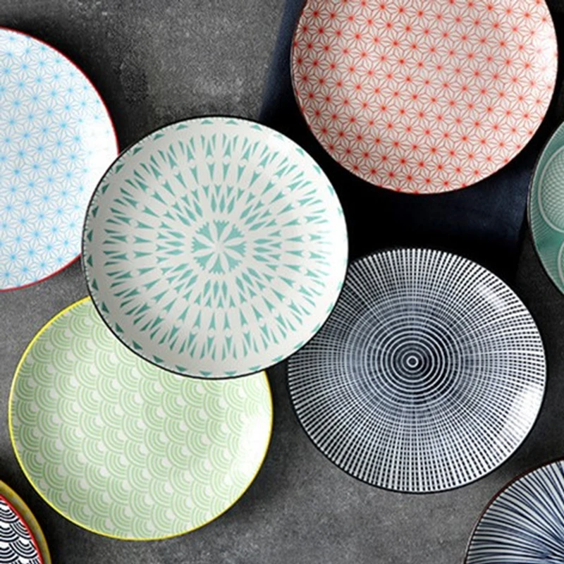 6 дюймов Керамика тарелка для закусок неглубокая японский Стиль десертная Еда