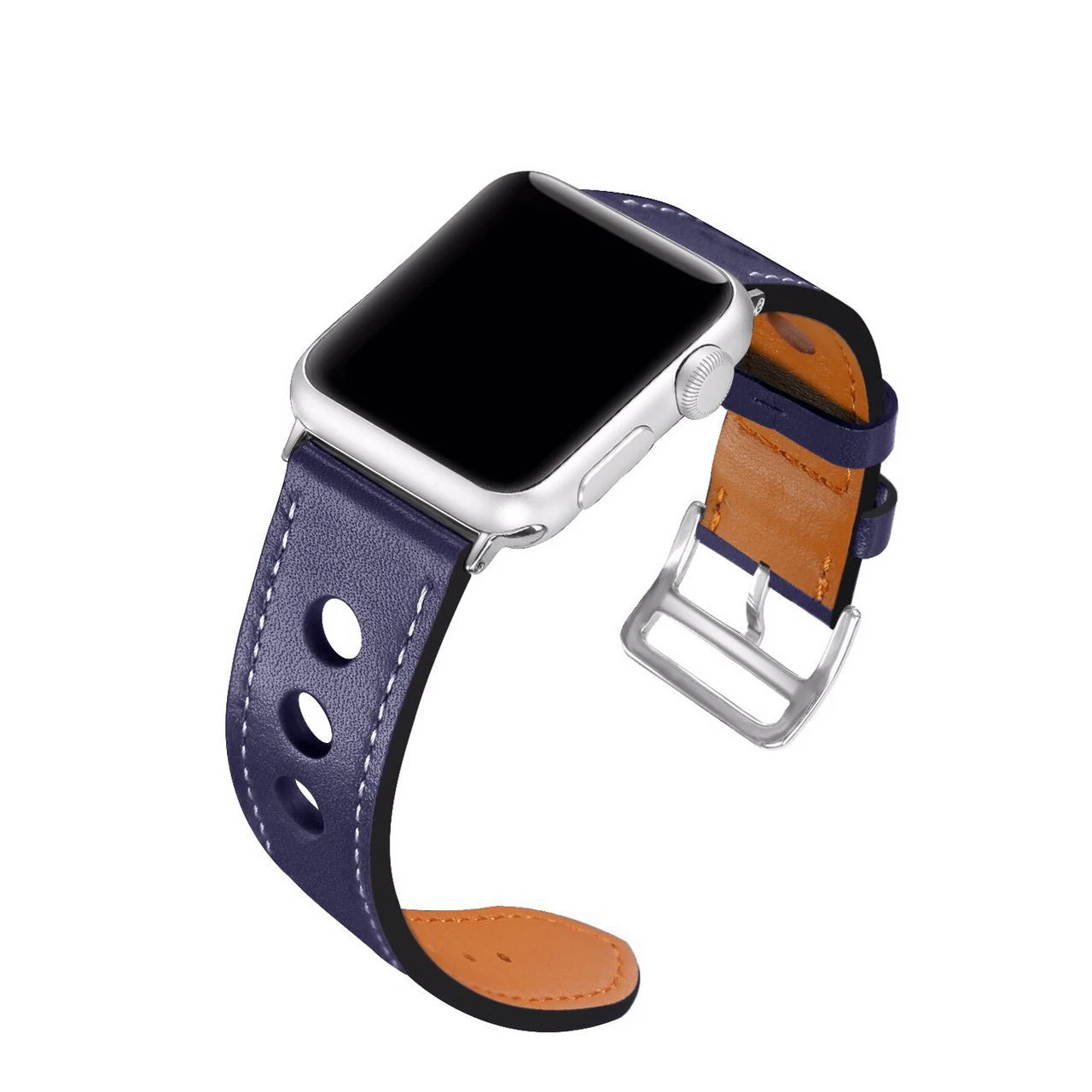 Eastar цветной кожаный ремешок для наручных часов Apple Watch серии 3/2/1, спортивный кожаный браслет, 42 мм, 38 мм, ремешок для наручных часов iwatch, 5/4 группа