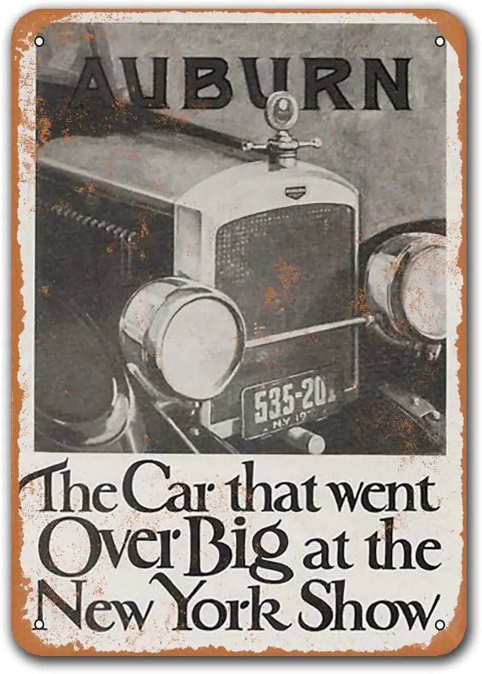 

1923 Auburn Automobiles Tin Metal Signs Vintage Cars, Sisoso Plaques Poster Man Cave Bar Retro Wall Decor