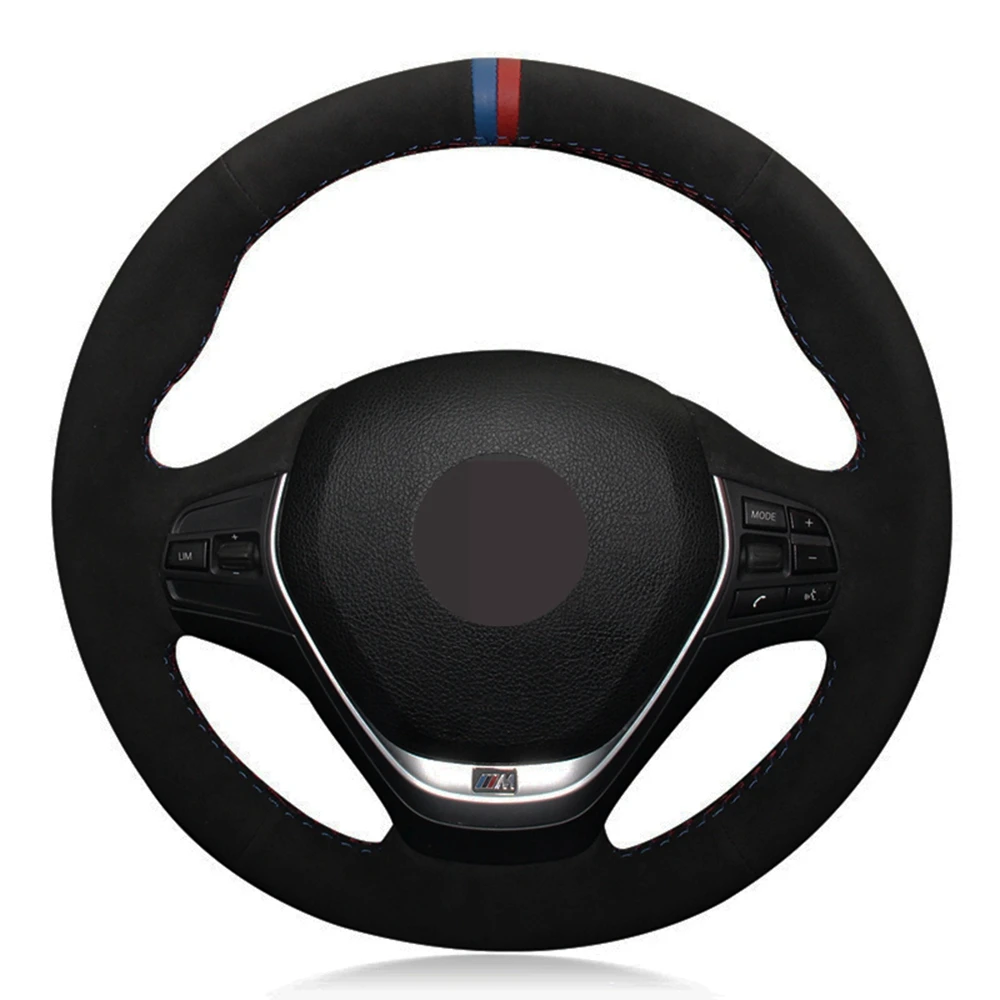

Женская черная замша из натуральной кожи для BMW F20 2012-2018 F45 2014-2018 F30 F31 F34 2013-2017 F32 F33 F36