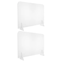 2pcs message boards acrylic document display stands transparent acrylic boards