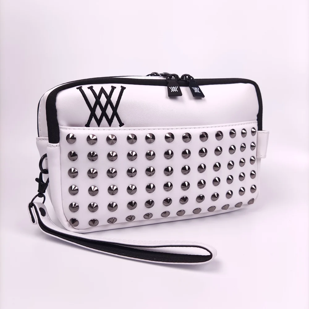 Сумка для гольфа с массивными заклепками модный дизайн Портативная сумка