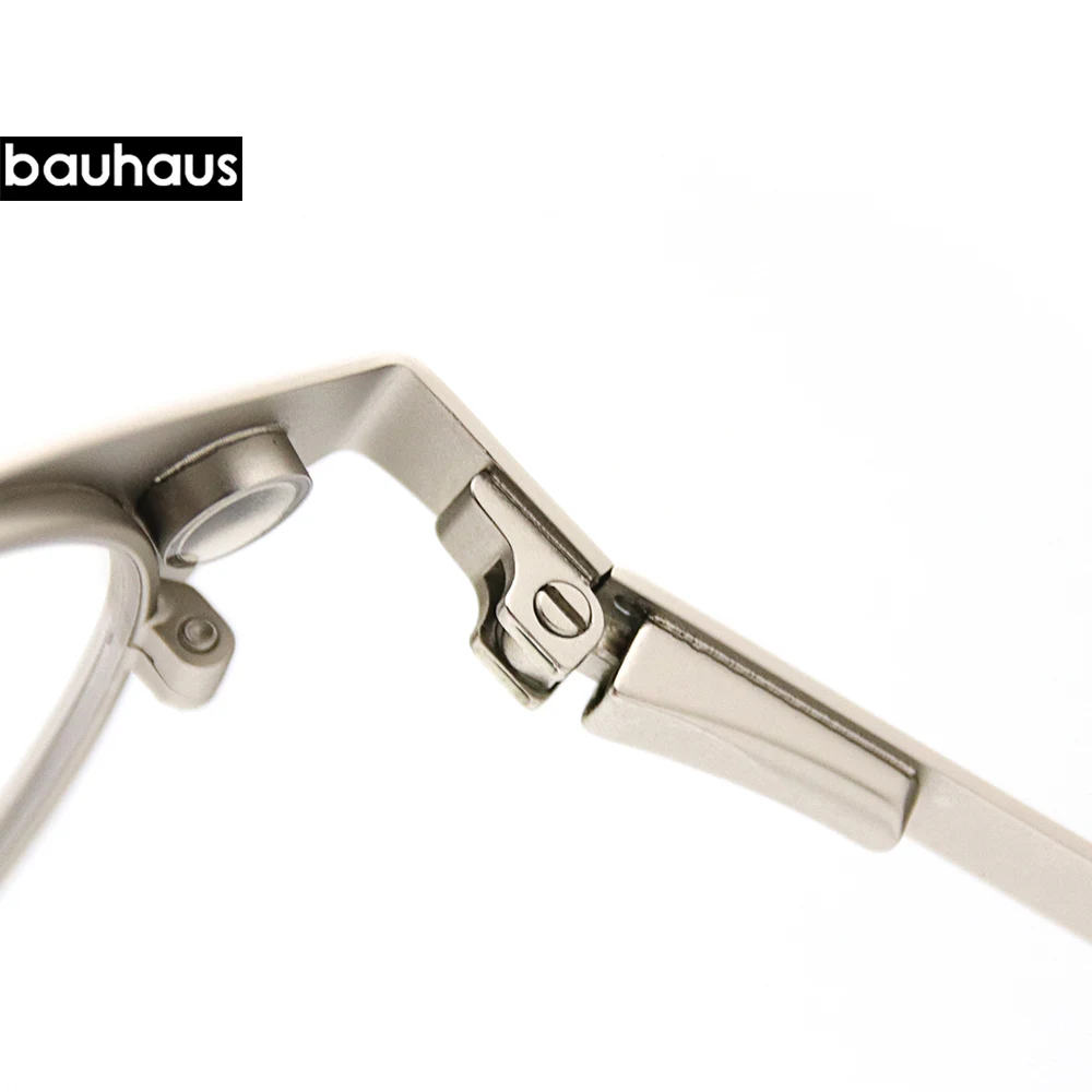 X106 bauhaus metal magnet frame glasses for man or woman