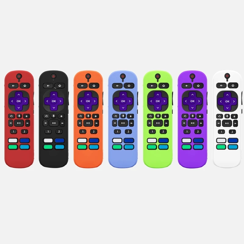Silicone Case Cover for Roku Voice Remote Pro Shockproof Protective Sleeve | Электроника