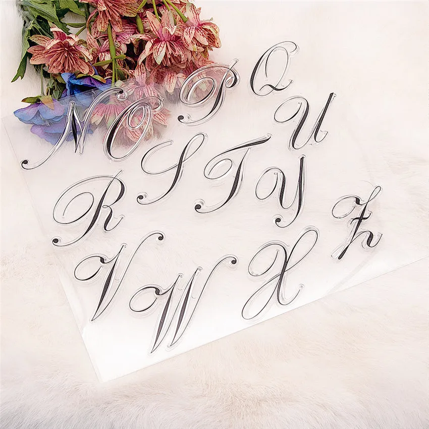 Прозрачные штампы с надписью мечты 18 х21 см х 2 шт. для вырезания роликовые сделай