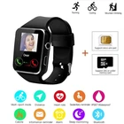 X6 Bluetooth Смарт-часы с камерой поддержка SIM TF карты сенсорная камера телефонные часы напоминания о звонках пульсометр