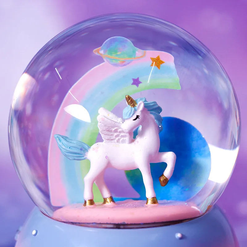 Прямая поставка новинка мультяшный единорог светодиодный ночник детские лампы