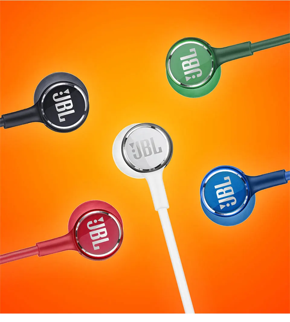 JBL LIVE100 3,5 мм проводные наушники стерео звуковая линия управления Спортивная гарнитура Live 100 Глубокий Бас Звук Наушники громкой связи с микрофоном