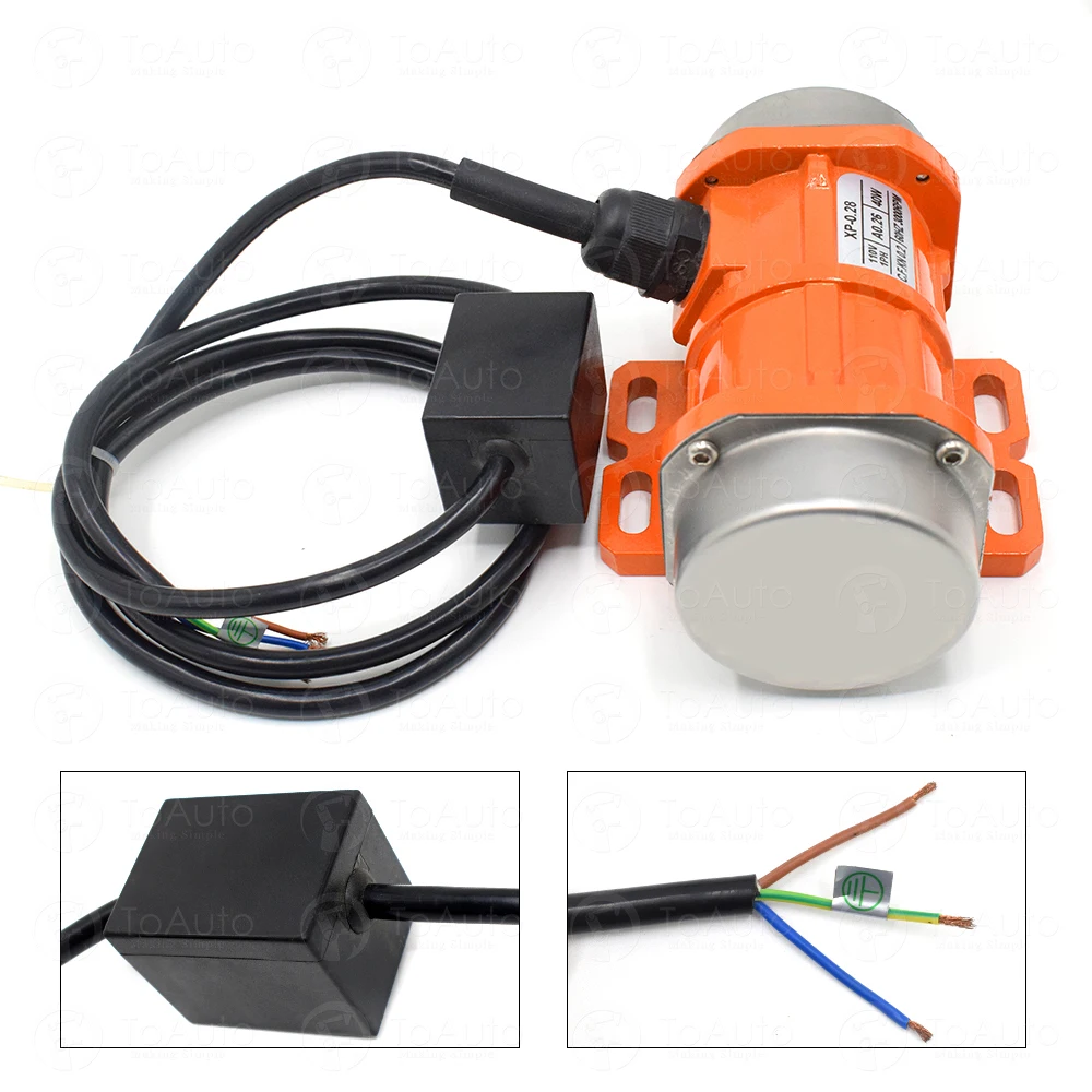 Вибрационный Мотор с вибрирующим двигателем 110 в 40 Вт для вибрационной