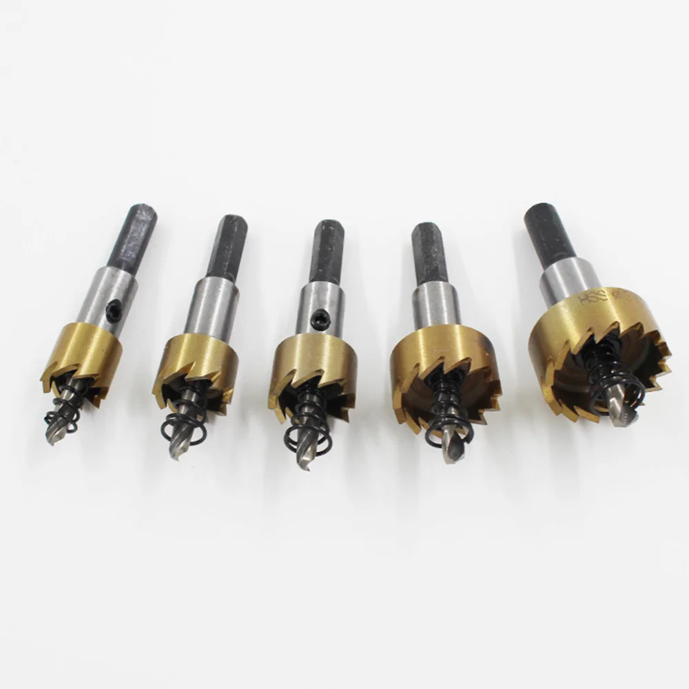 Набор корончатых сверел из быстрорежущей стали с твердосплавным наконечником 5