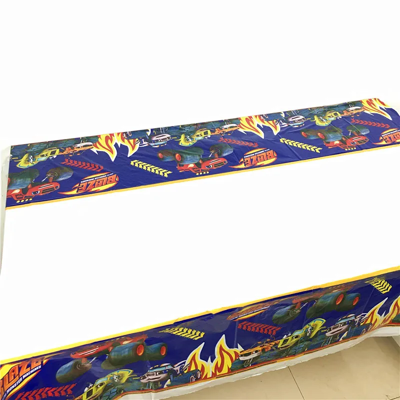 

1set Blaze And The Monster Machines 108*180cm Tablecloth Baby Shower Birthday Party Decoration Tableware Event Party Tablecloth