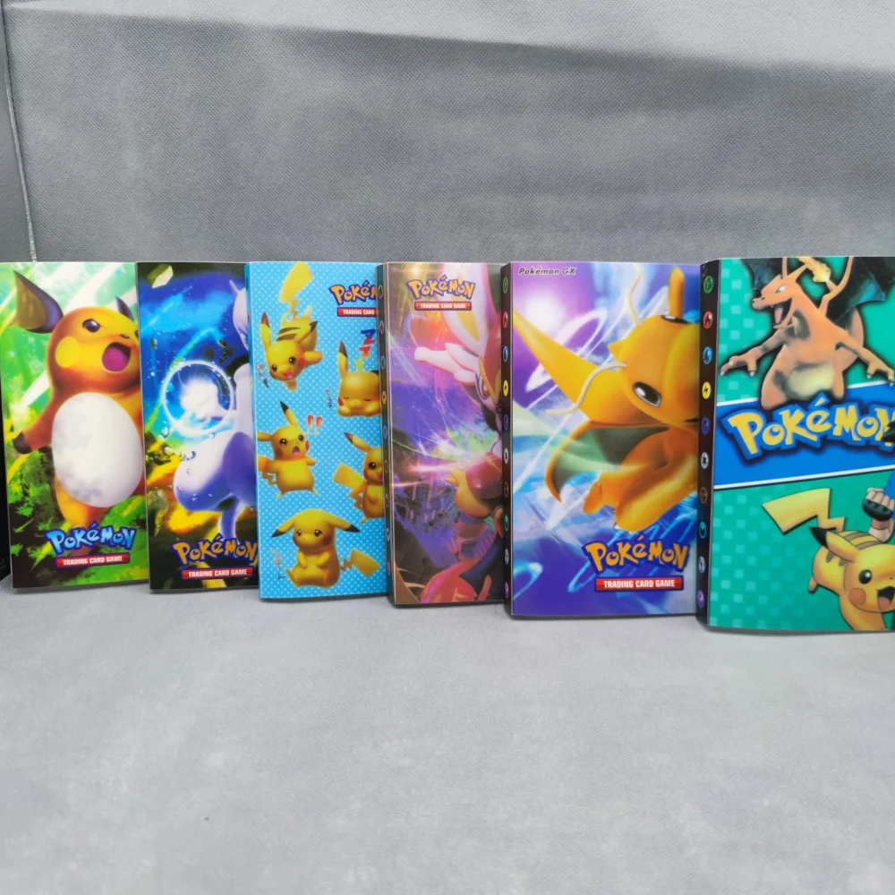 &Aacute;lbum de cartas de Pokemon, caja de tarjetas de juego, carpeta de Pokemon, soporte de tarjetas, Francaise Gx, 240 Uds.-1