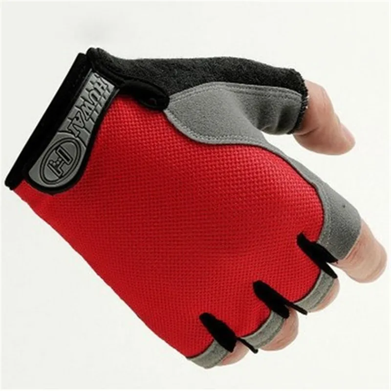 Мужские противоударные велосипедные перчатки спортивные на полпальца