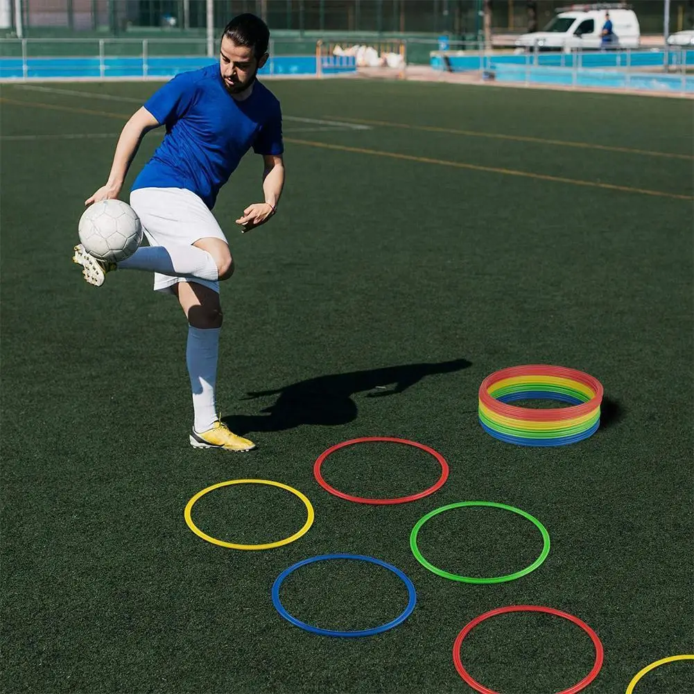

Outdoor Soccer Hit Speed Agility Rings Football Training Classic Agility Equipment Delicate Durable Gear Training Equipment 40cm