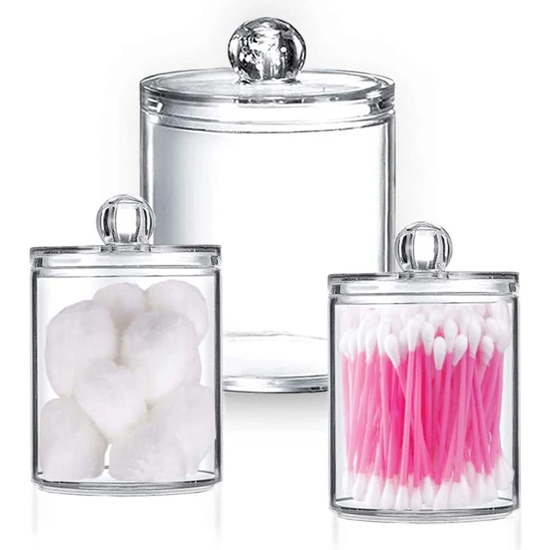 Держатель ватным тампоном держатель чистый макияжный Органайзер аптека банки с