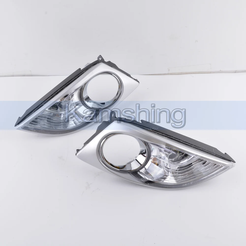 CAPQX для Mazda CX-7 CX7 2009-2011 передний бампер противотуманный светильник противотуманная фара декоративная рамка Крышка отделка капот гарнир протектор оболочка