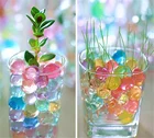 5000 шт.пакет кристалл почвы гидрогель гель полимерные водные бусины Цветок свадебное украшение Настольный грязь растущая Волшебные желейные шарики