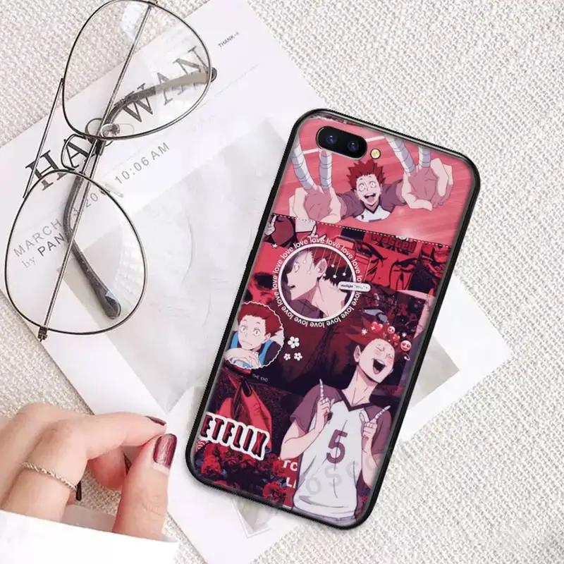 

Haikyuu Hinata attacks Anime Phone Case For OPPO R9 R11 R15 R17 RENO Realme S PLUS Normal 2z 3 5 C2 pro cover funda coque