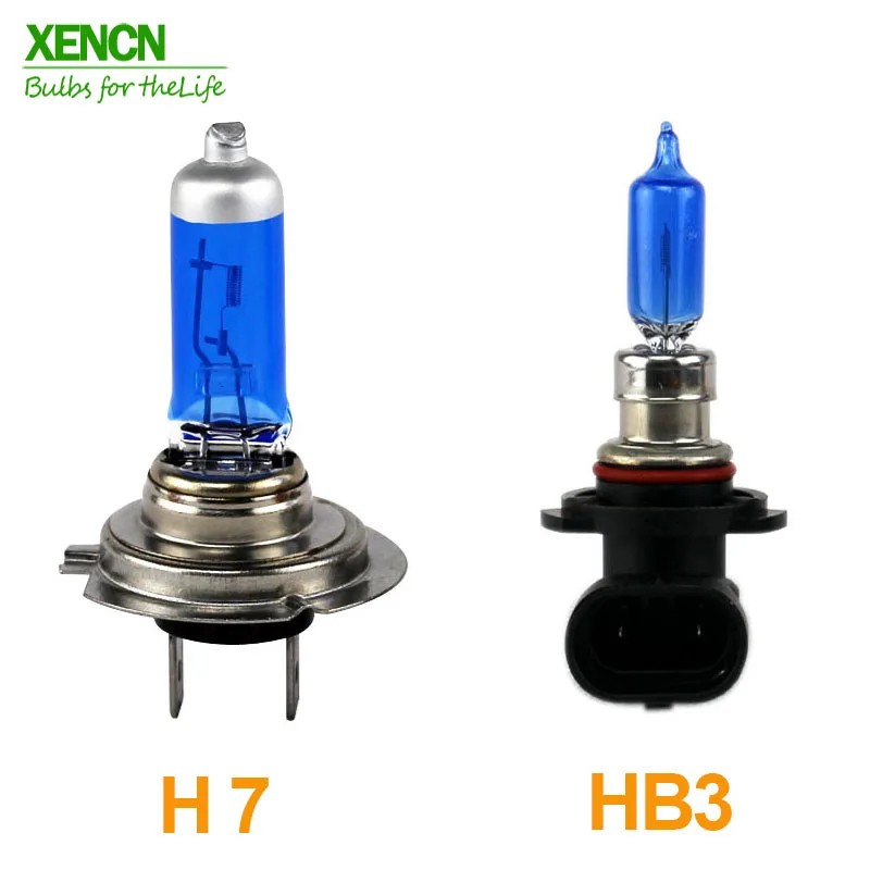 XENCN 12V H1 H3 H4 H7 H8 H9 H10 H11 H13 H15 H16 880 881 9005 9006 9012 5300K Blue Diamond, для использования в светильник автомобилей головной светильник галогенных ламп, 2 шт