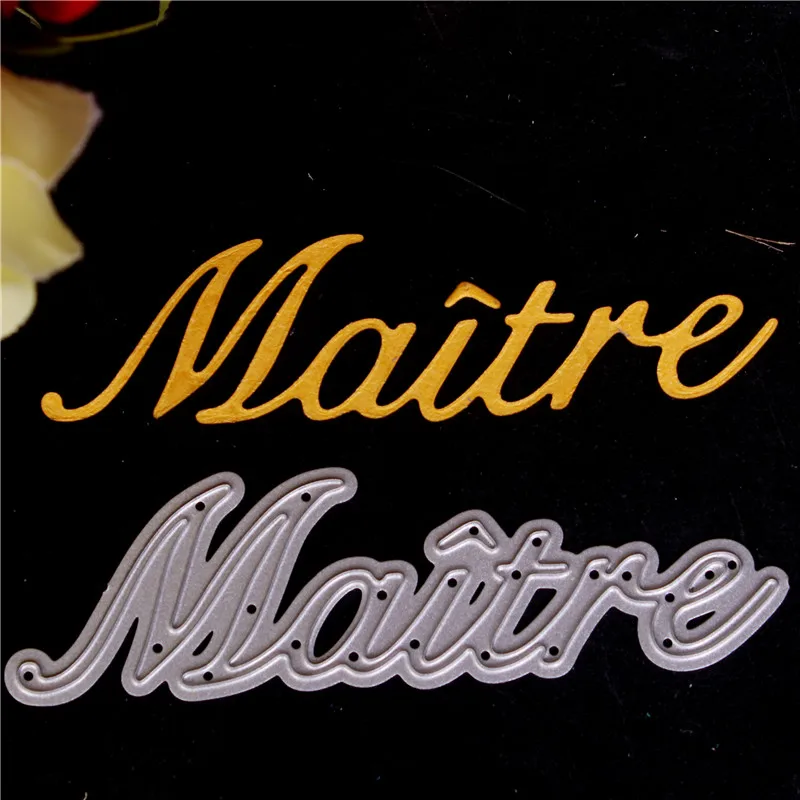 

French word Metal Cutting Dies for Diy Scrapbooking Die Cut New 2018 Cuts for Paper Card Making Craft Embossing I love you