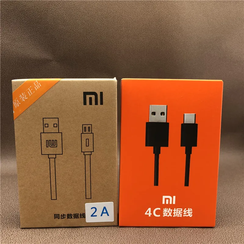 Micro USB для Xiaomi/type C 2A кабель быстрого зарядного устройства 120 см для mi F1 A1 A2 6 8 9 SE Red mi K20 Pro Note 4 4X5 6 7 с коробкой