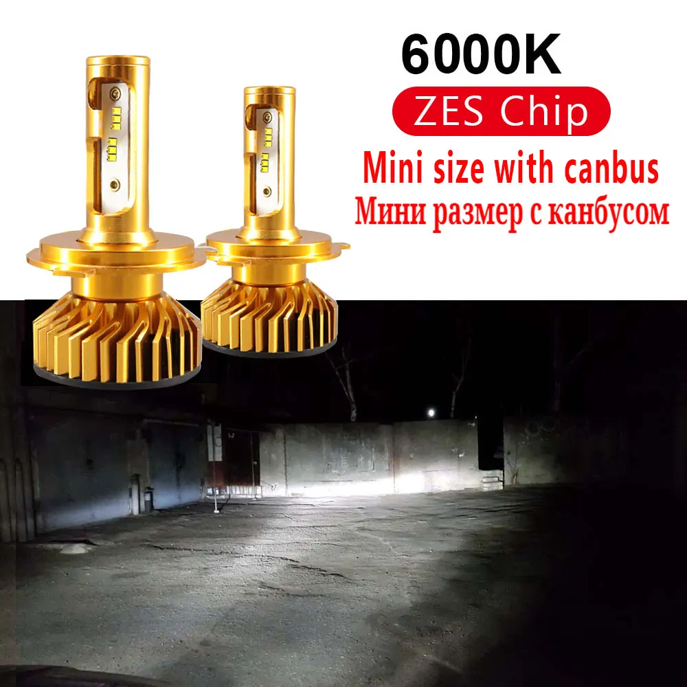 6000K With Canbus PANDUK H7 светодиодный H4 головной светильник лампочки Canbus H11 H8 H1 HB3 9005 9006 светодиодный HB3 автомобильный светильник зэс 12000LM 60W 4300K 5000K 6000K 8000K 12V - Испускаемый цвет: 6000K With Canbus