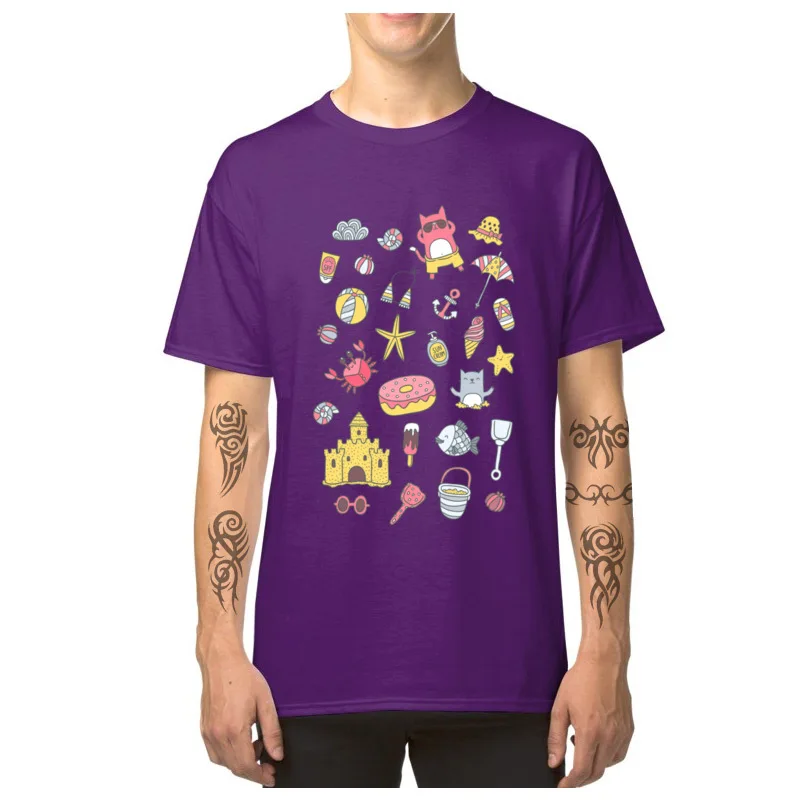 Футболка мужская с принтом кошки хлопок 100% круглый вырез короткий рукав