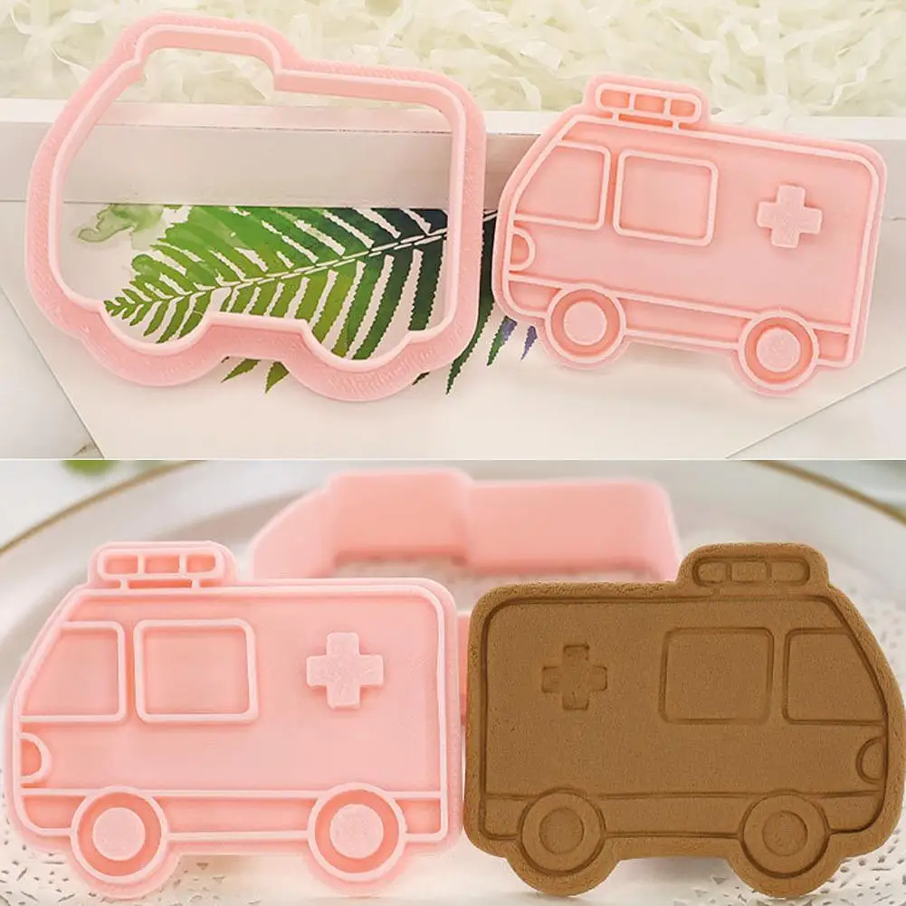 3D мультяшный автомобиль резак для печенья эмблема детской одежды|Формочка