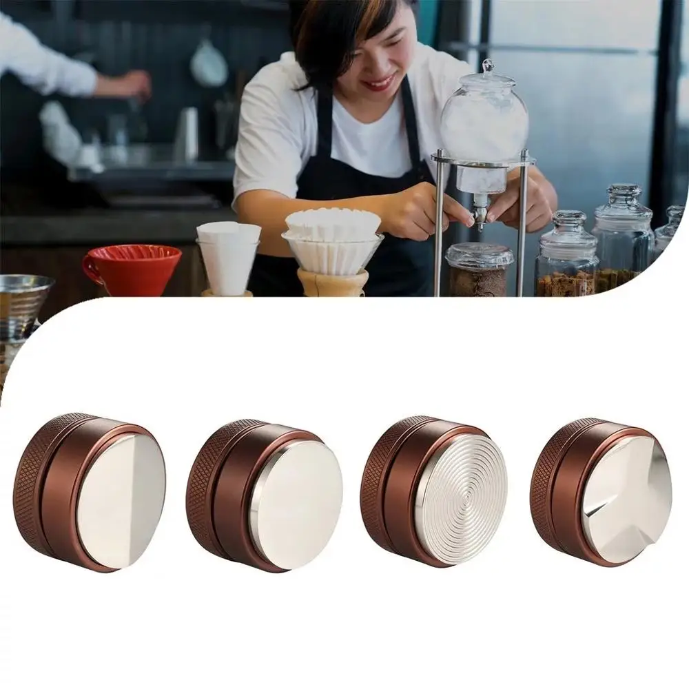 

1 PCS 49mm Coffee Tamper Coffee Distributor Adjustable Espresso Powder Hammer Distributor Coffee Tamper Leveler