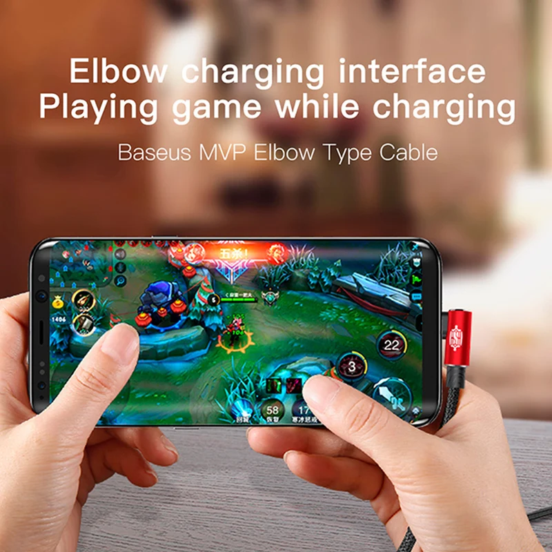 Baseus кабель usb type-C 90 градусов для Xiaomi huawei P10 type-C, зарядный провод для мобильного телефона samsung S8 USB-C, кабель для передачи данных