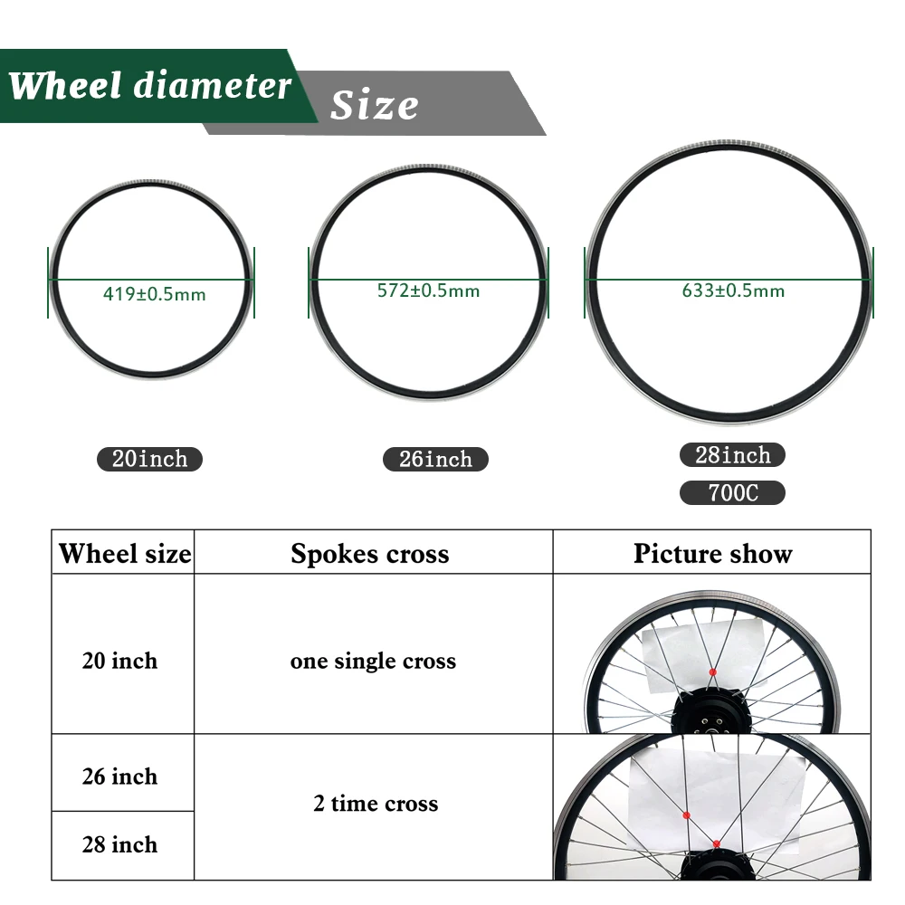 eBike Kit Rear Cassette Gear Wheel Hub Motor 36V 250W LCD3 LCD4 LCD7 LCD8 Waterproof Plug Electric Bike bicycle Conversion | Спорт и