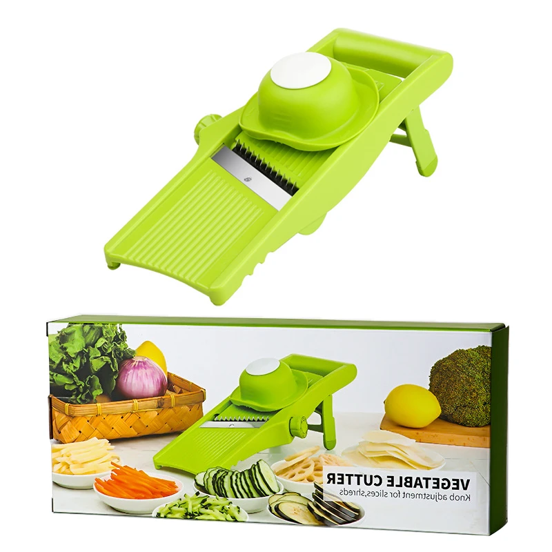 Style 3 Mandoline Slicer Manual Vegetable Cutter with 5 Blade Potato Carrot Grater for Vegetable Onion Slicer Kitchen Tools Accessories - Color: Style 3