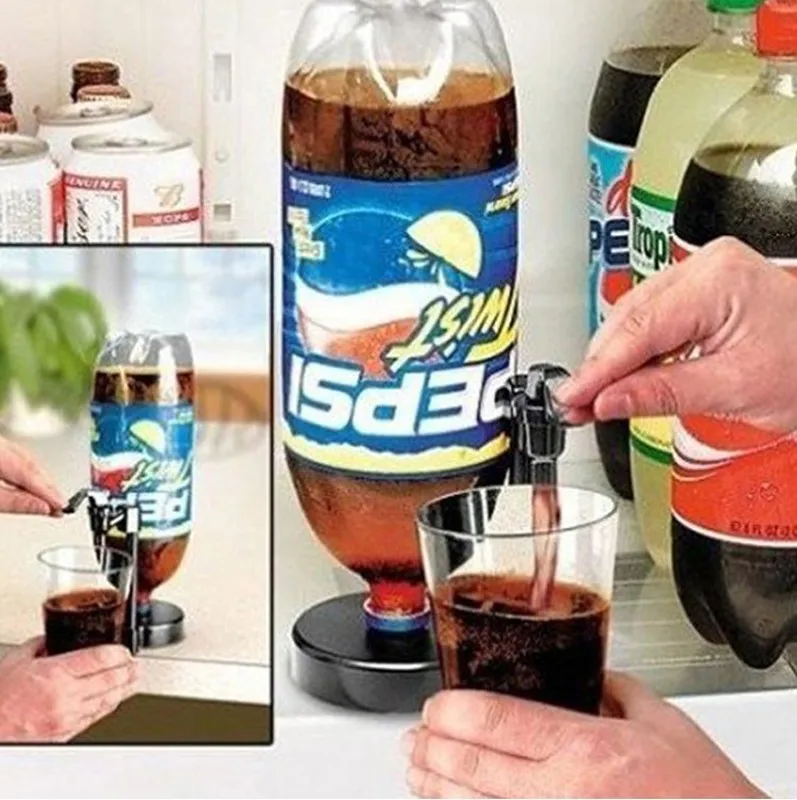 Ручной диспенсер для воды Cola Soda переключатель напитка поилки Вверх Дном Питьевой