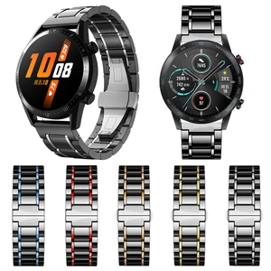 ceramic strap for huawei watch gt 2 gt2 46mm 42mm band bracelet for honor magic watch 2 magicwatch watchband luxury straps free global shipping