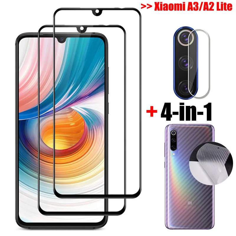 4-в-1 передняя+задняя пленка для mi a3 xiaomi a2 защитное стекло ми а2 лайт ксиоми на а 3