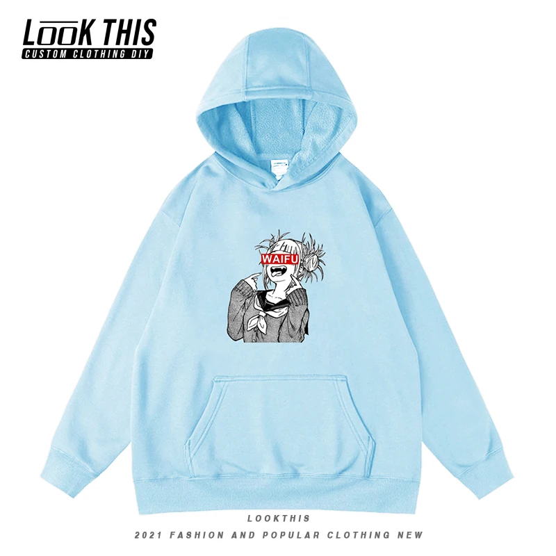 

Anime My Hero Academia Autumn New Men Oversized Hooded Sweatshirt Big Pocket Hoodies Tops Boy Male Pullover Hoodie Sweatshirts