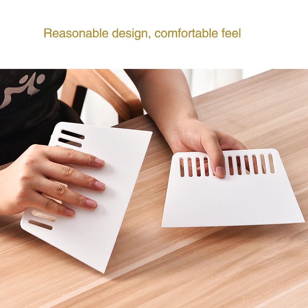 2 шт. трапециевидный пластиковый скребок для керамики | Дом и сад