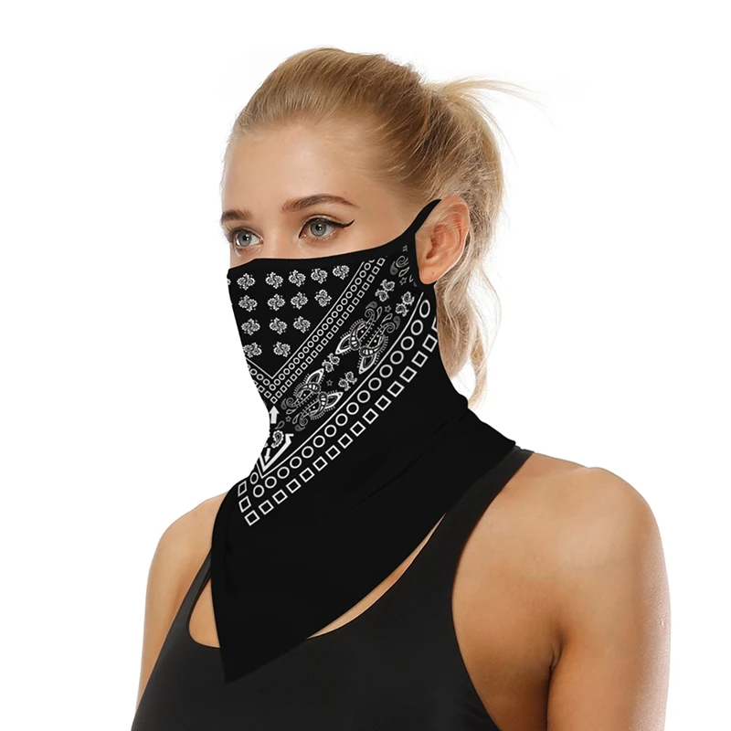 Солнцезащитный шарф с цифровой печатью для езды на открытом воздухе Волшебная