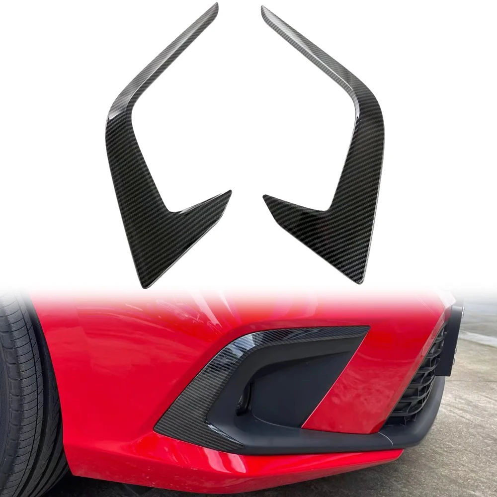 

Fit For Honda Civic 2021-2022 Car Accessories ABS Plastic Front Fog Light Lamp Cover & Rear Fog Light Lamp Cover Strips 2pcs