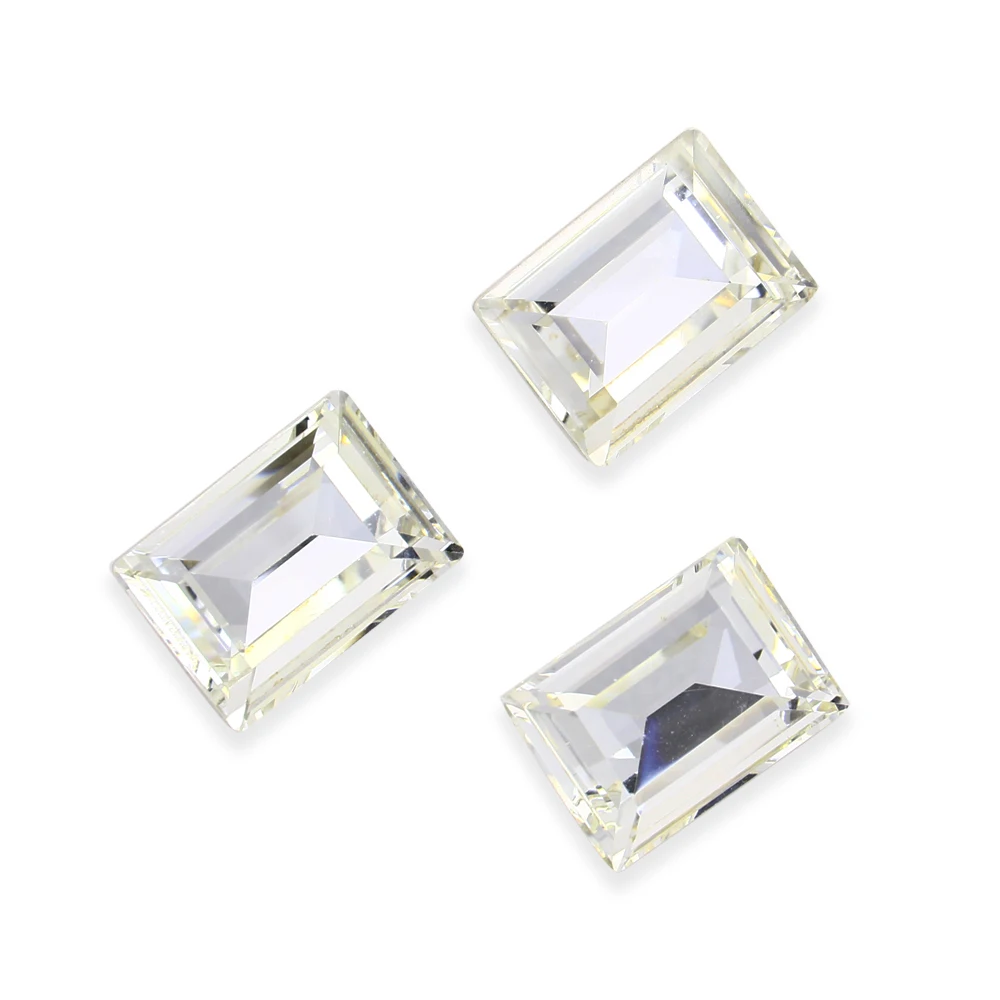 Прямоугольный Форма Камни Pointback с украшением в виде кристаллов стеклянные стразы