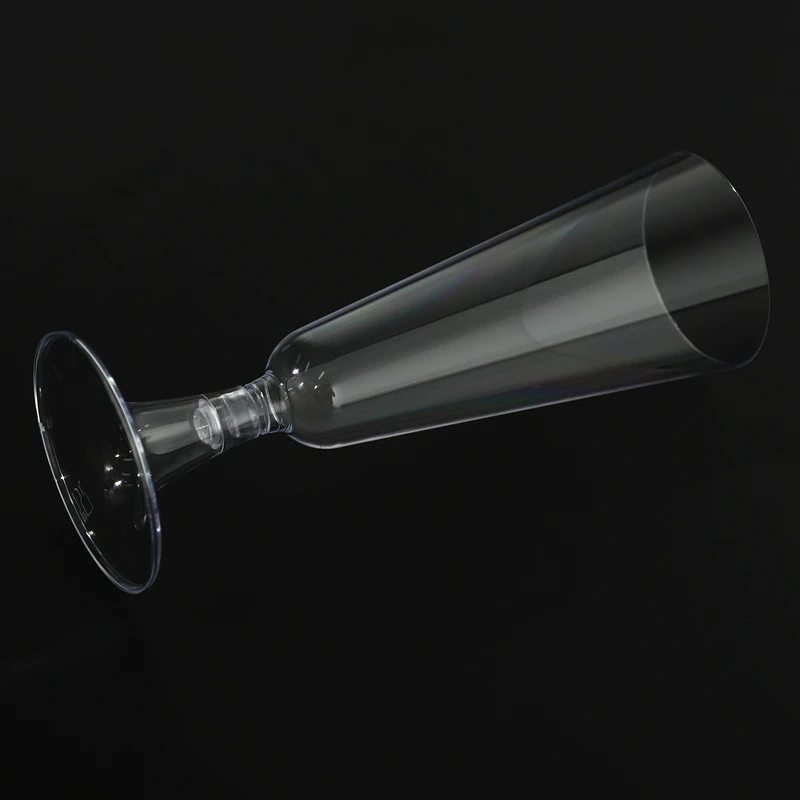 

60Pcs 150Ml Disposable Hard Plastic Champagne Glass Red Wine Glass Goblet Wine Glass Party Festival Event Supplies