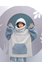 harajuku aesthetic shark anime hoodie woman korean kawaii crewneck long sleeve oversized streetwear kpop fall winter clothes top