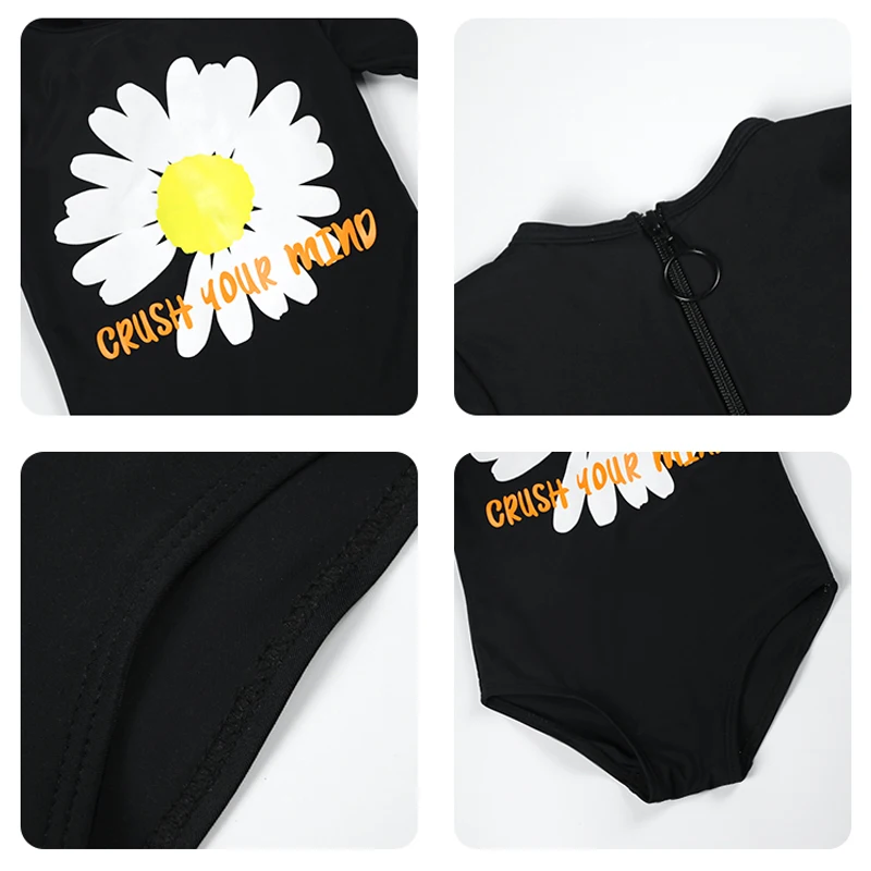 купальник слитный Детский цельный купальный костюм для маленьких девочек