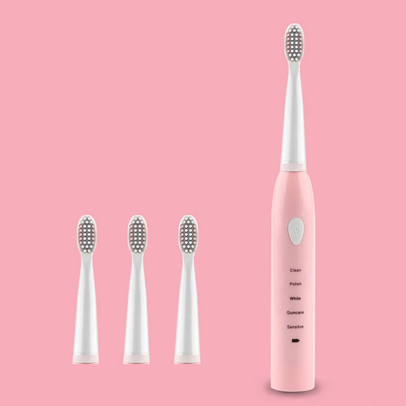 

Powerful Sonic Electric Toothbrush USB Charge Rechargeable Tooth Brushes Washable Electronic Whitening Teeth Brush
