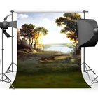 Фон Mocsicka для фотосъемки с изображением природы старый мастер картина маслом Ретро пейзаж фон для фотографов студийная фотокамера